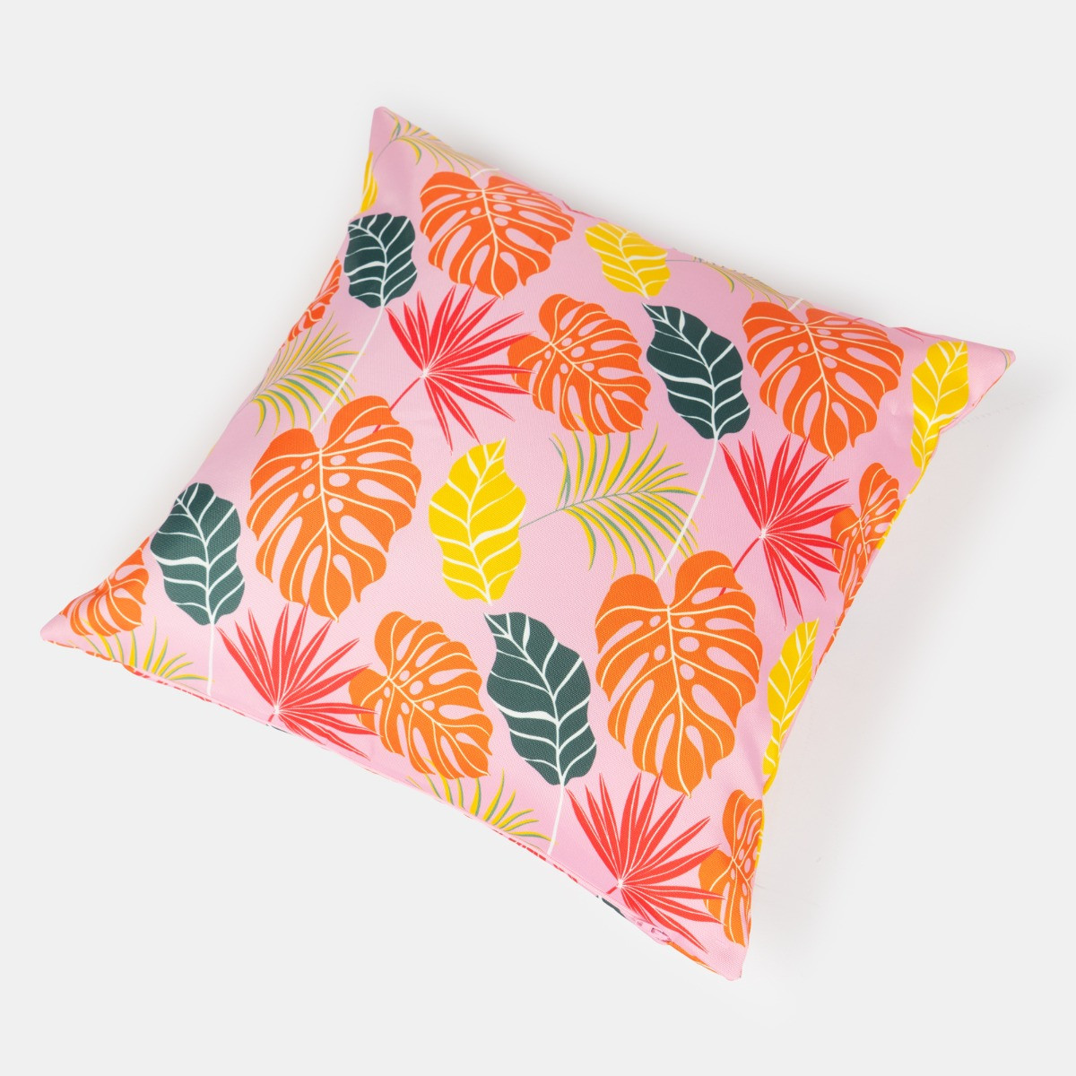 OHS 4 Pack Tropical Water Resistant Cushion Covers, Pink - 45 x 45cm>