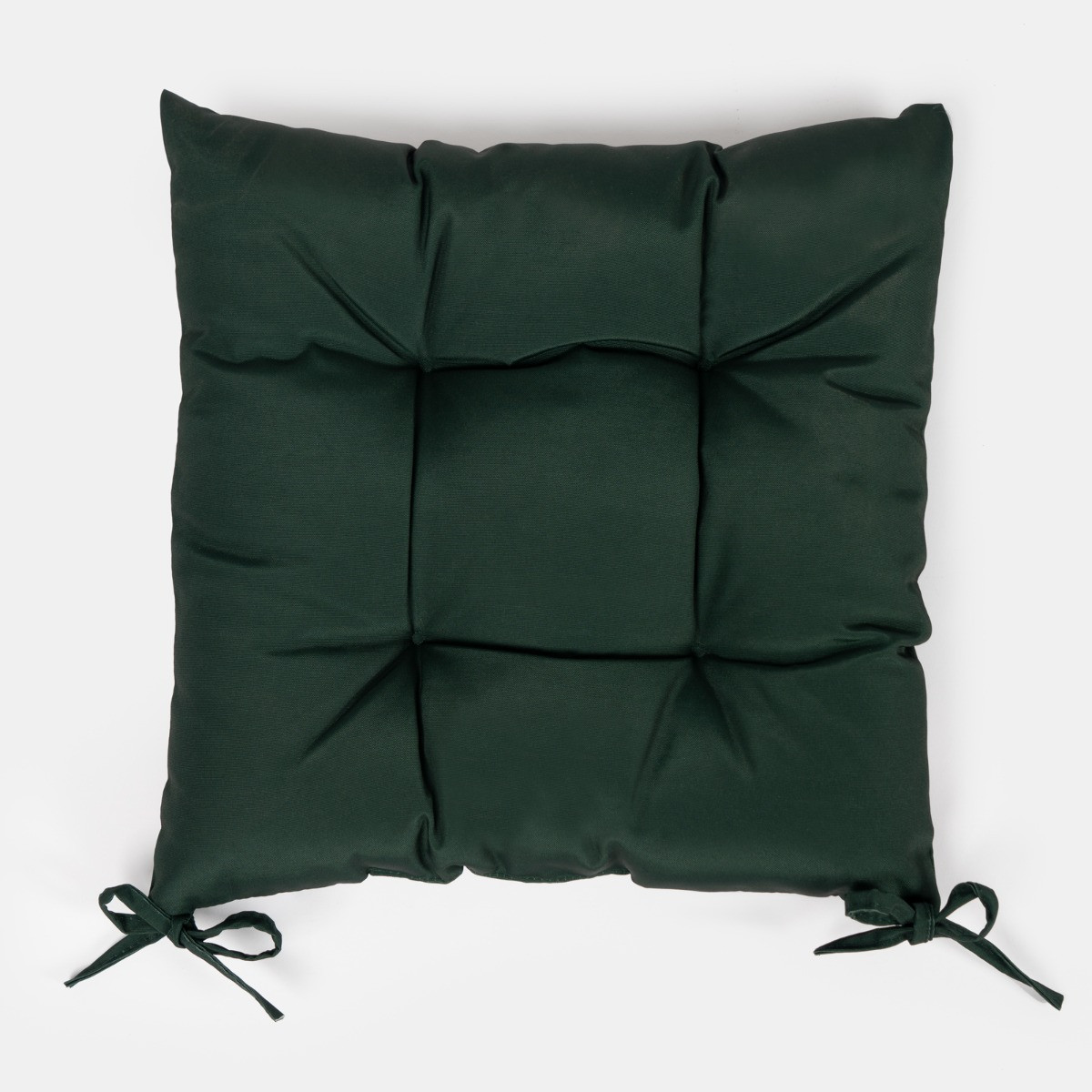 OHS 4 Pack Water Resistant Seat Pads, Forest Green - 40 x 40cm>