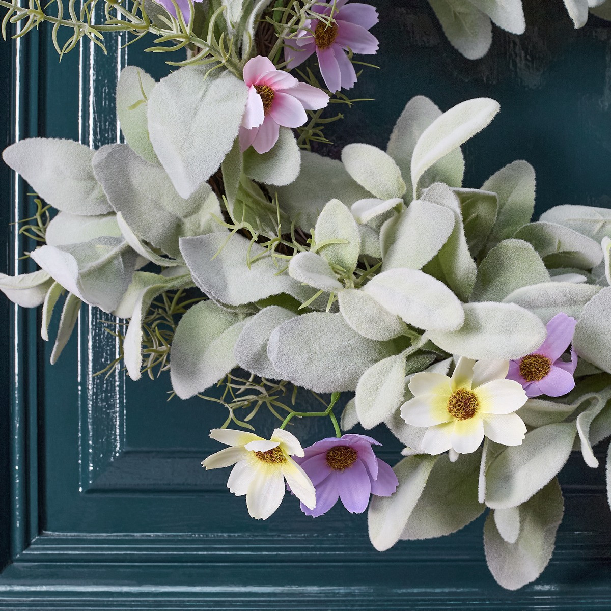 OHS Spring Blossom Wreath, Green - 50cm>