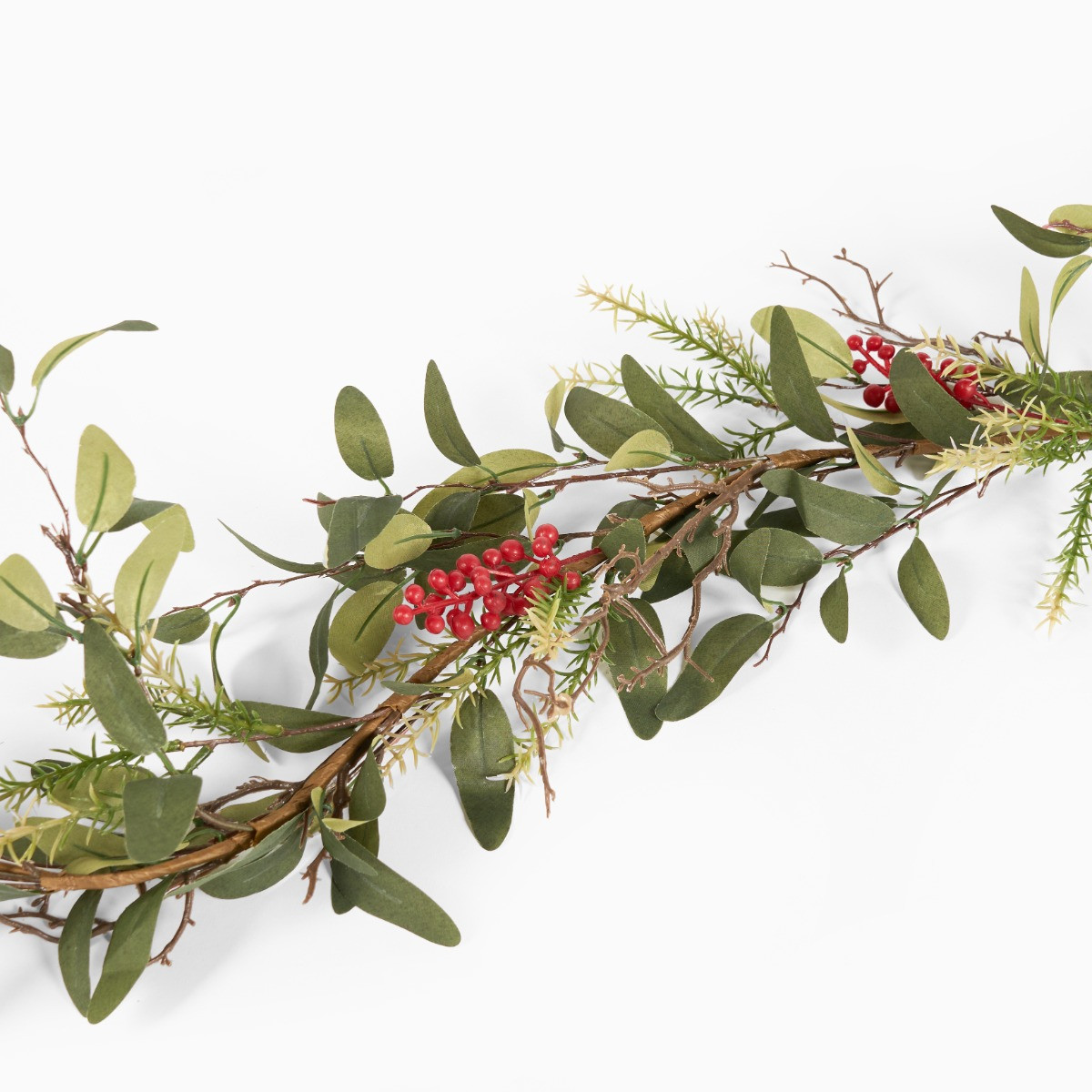 OHS Christmas Berry Garland, Red/Green - 160cm>