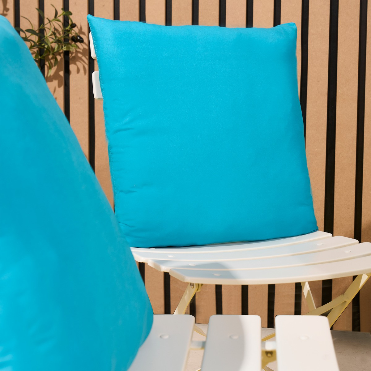 OHS 4 Pack Indoor/Outdoor Cushion Covers, Sea Blue - 45 x 45cm>