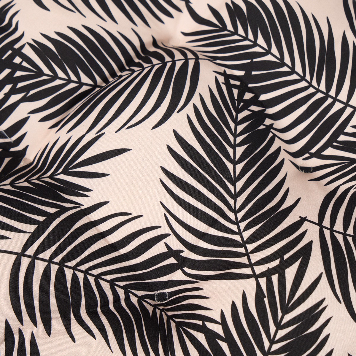 OHS 4 Pack Indoor/Outdoor Palm Leaf Print Seat Pads - Monochrome>