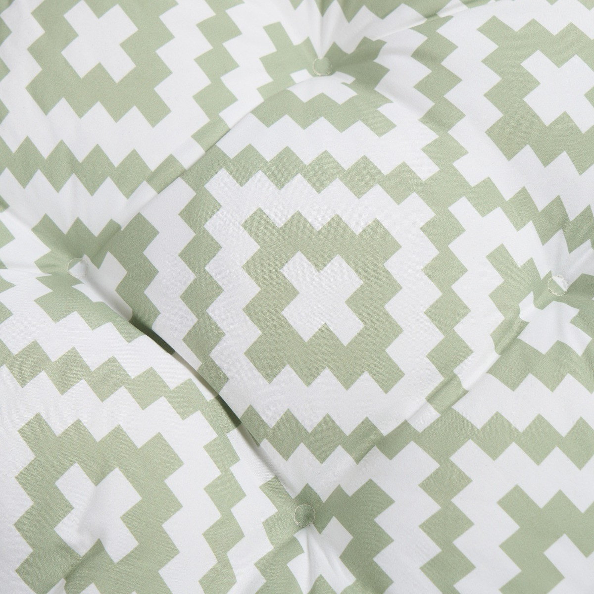 OHS 4 Pack Indoor/Outdoor Geometric Print Seat Pads - Sage>
