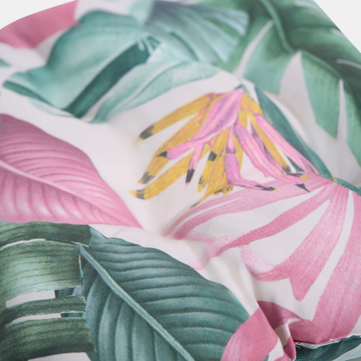 OHS 4 Pack Indoor/Outdoor Tropical Print Seat Pads - Green>