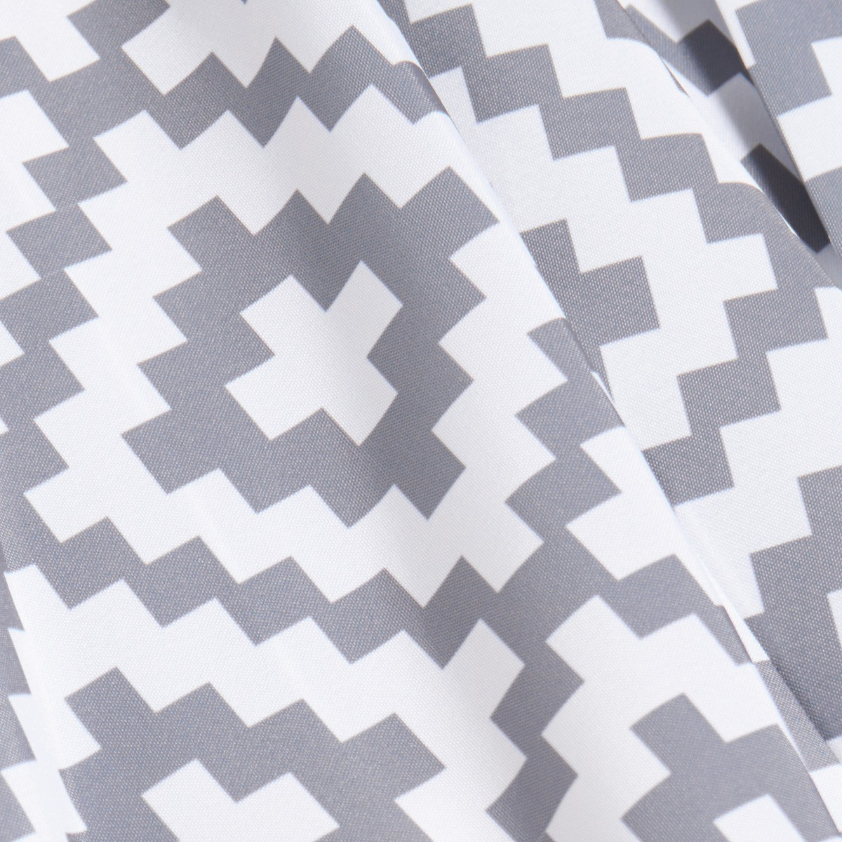 OHS Geometric Print Outdoor Parasol - Grey >