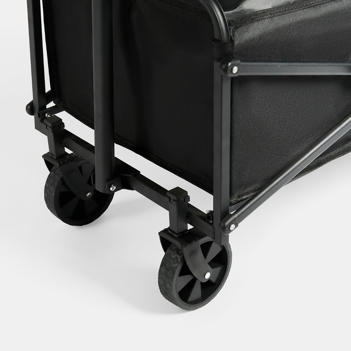 OHS Foldable Camping Trolley - Black >