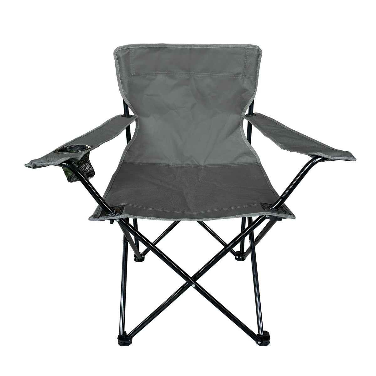 OHS Adults Foldable Camping Chair - Grey>