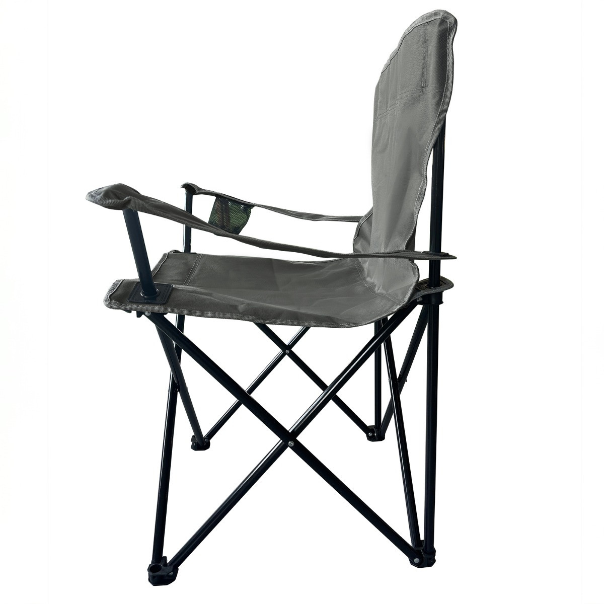OHS Adults Foldable Camping Chair - Grey>
