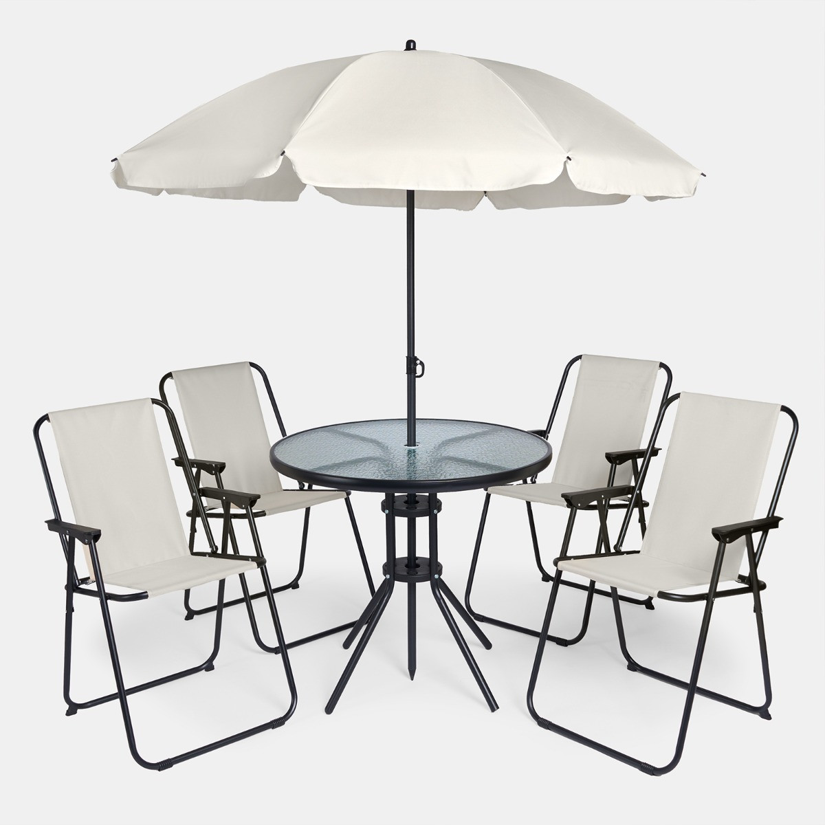 OHS 6-Piece Patio Set - Cream >