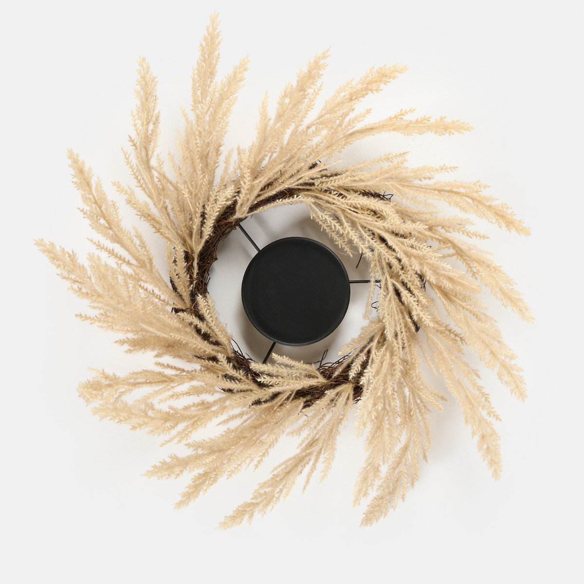 OHS Pampas Candle Holder - Natural>