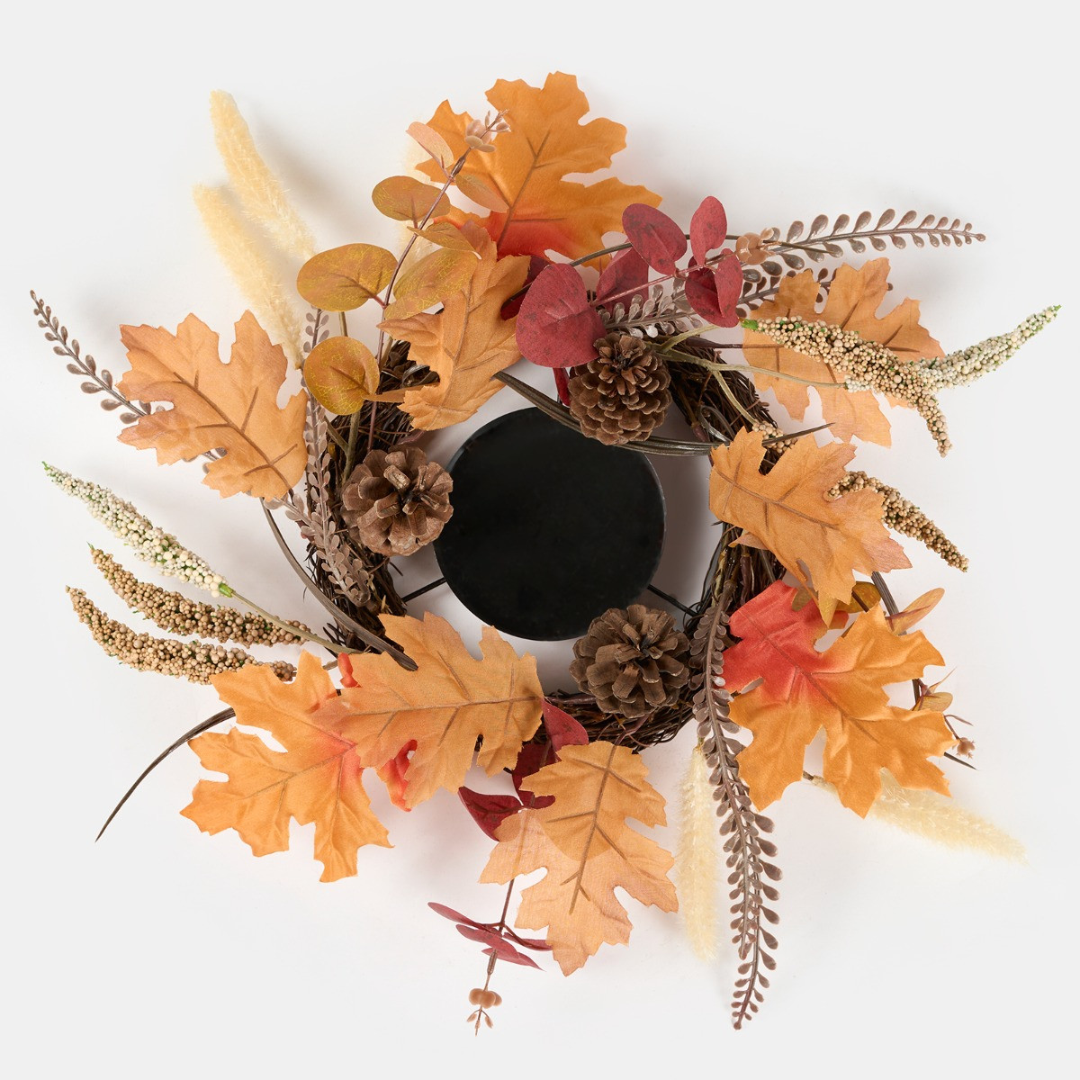 OHS Autumn Harvest Candle Holder - Brown>