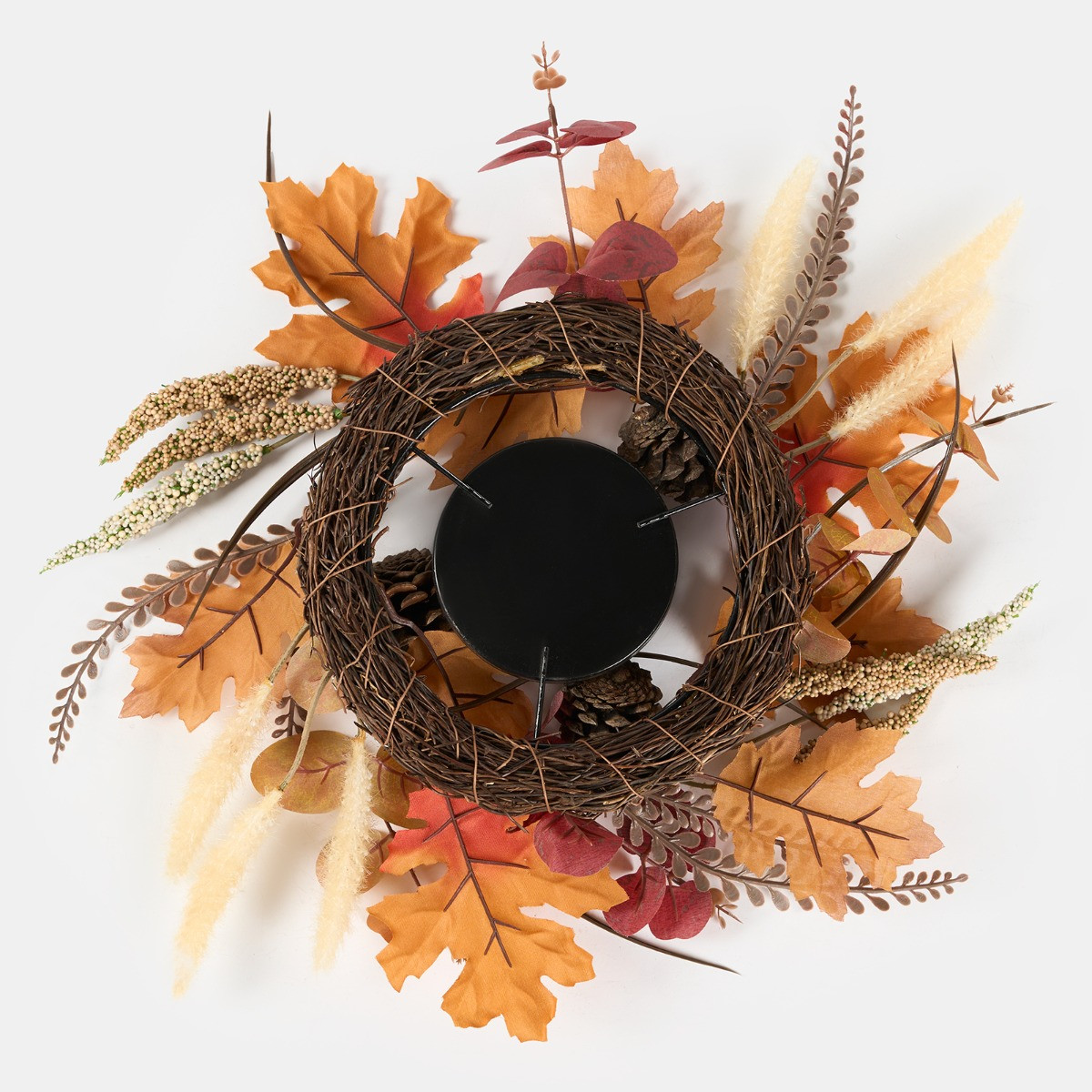 OHS Autumn Harvest Candle Holder - Brown>