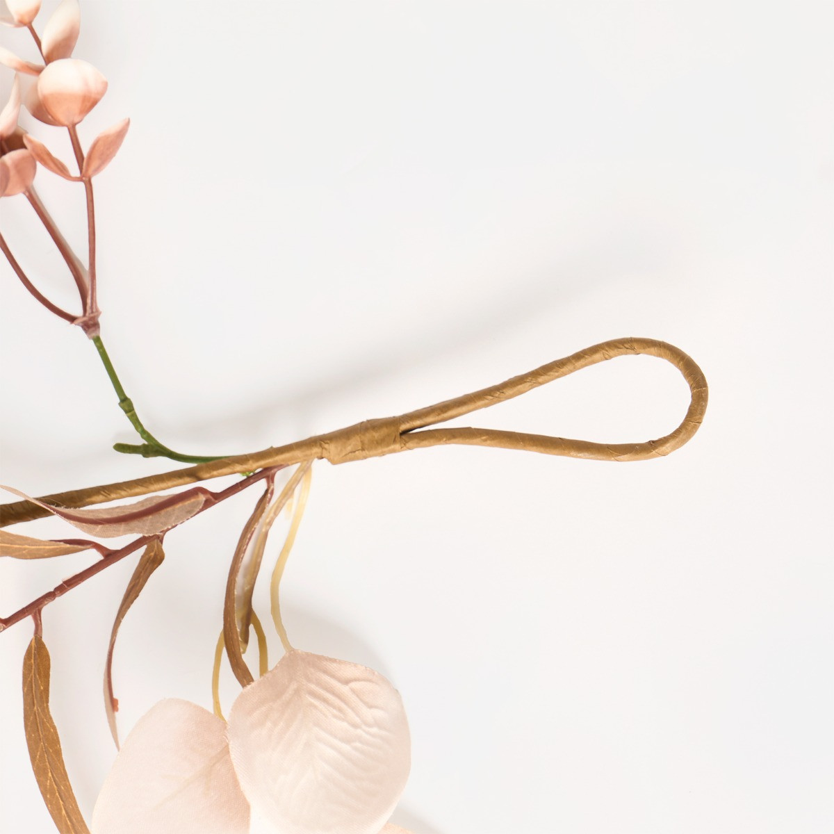 OHS Velvet Pumpkin Garland - Natural>