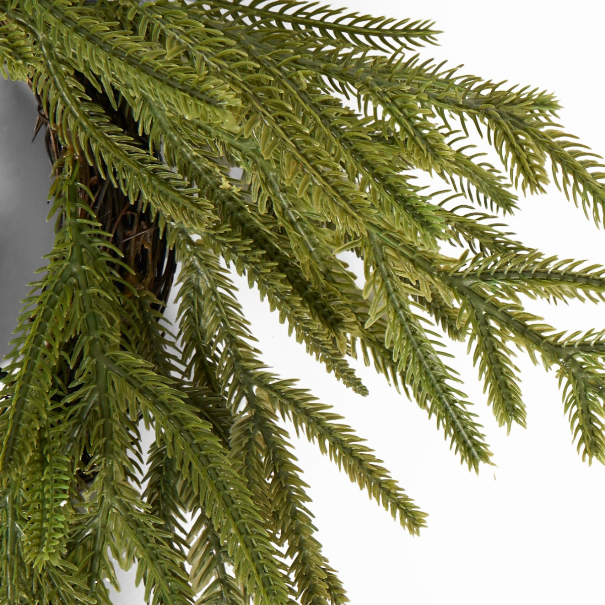 OHS Fir Greenery Candle Holder - Green>