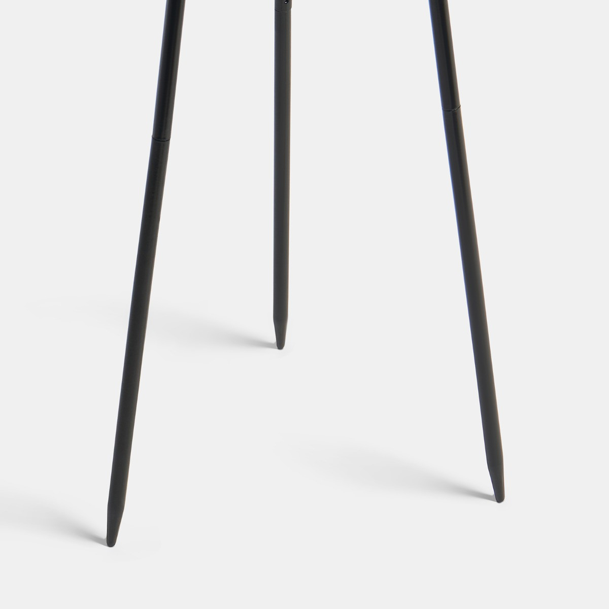 OHS Solar Rattan Floor Lamp - Grey>