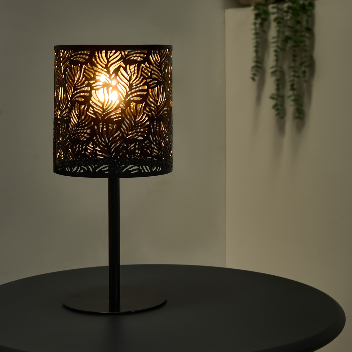 OHS Solar Metal Table Lamp - Black>