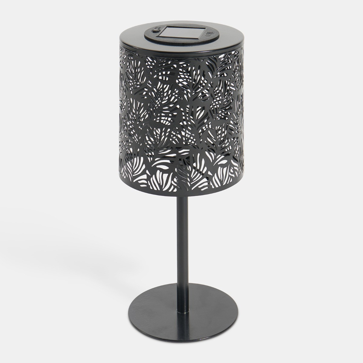 OHS Solar Metal Table Lamp - Black>
