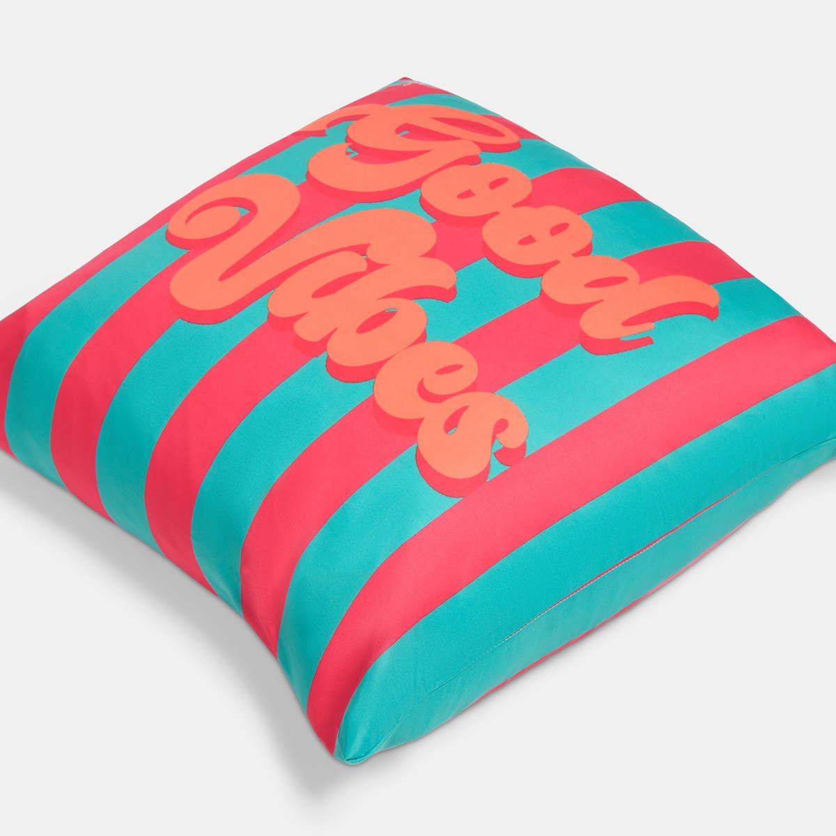 OHS Indoor/Outdoor Good Vibes Cushion Covers - Orange/Blue>