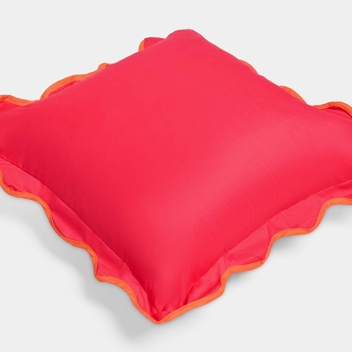 OHS Indoor/Outdoor Scallop Edge Cushion Covers - Pink/Orange>