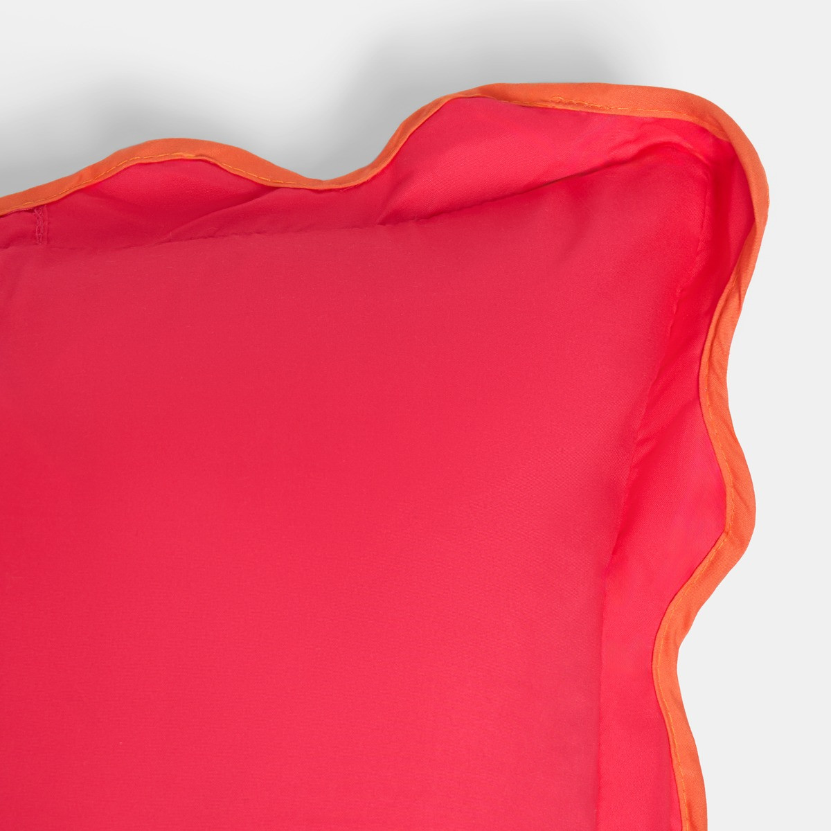 OHS Indoor/Outdoor Scallop Edge Cushion Covers, Pink/Orange - 45 x 45cm>