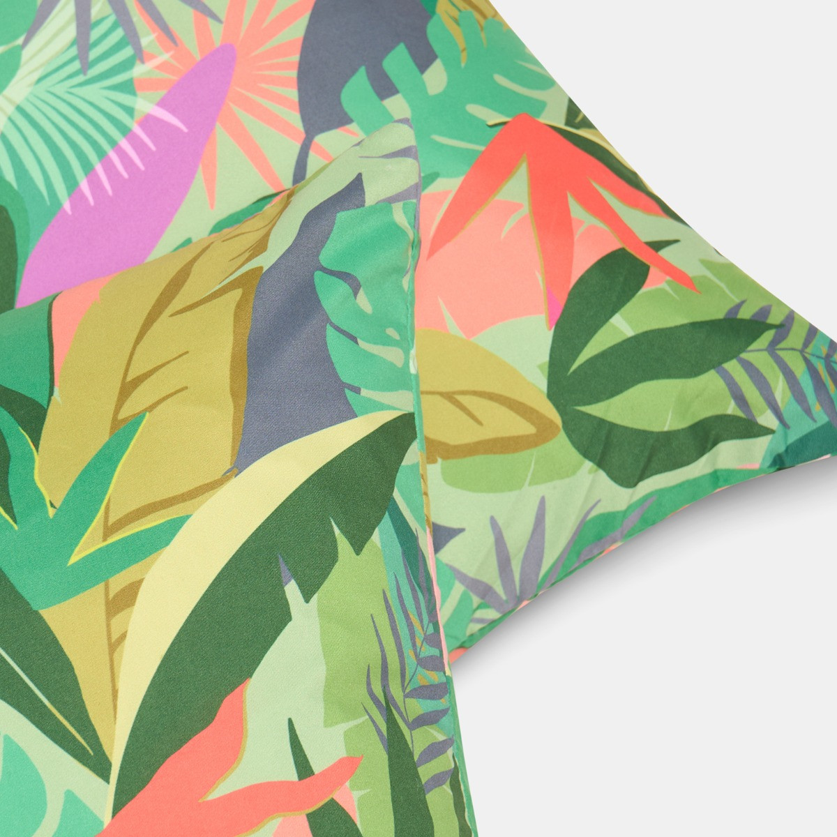 OHS Indoor/Outdoor Palm Print Cushion Covers - Green>