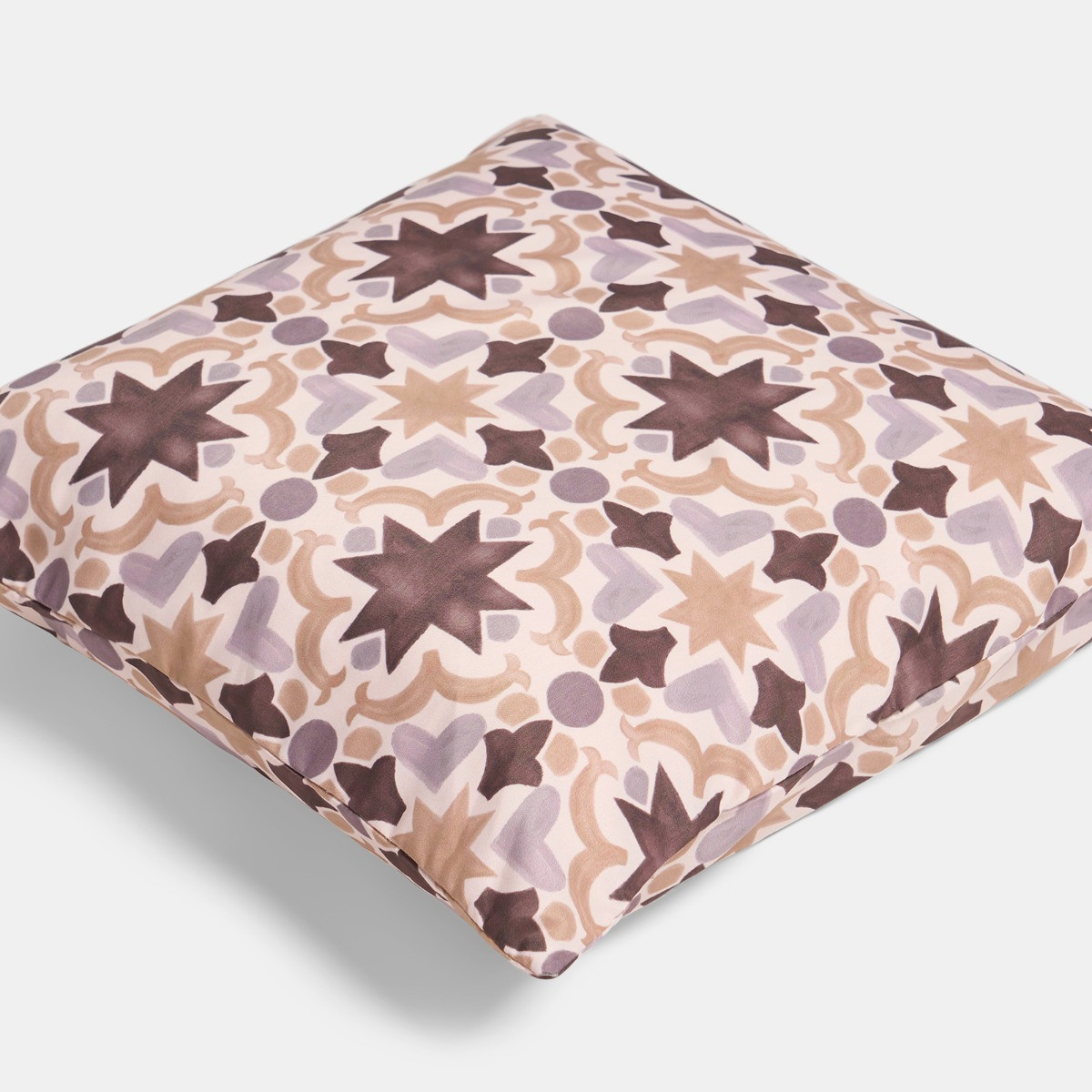 OHS Indoor/Outdoor Tile Print Cushion Covers - Natural>