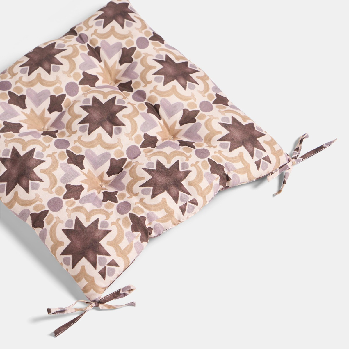 OHS 4 Pack Indoor/Outdoor Tile Print Seat Pads - Natural>