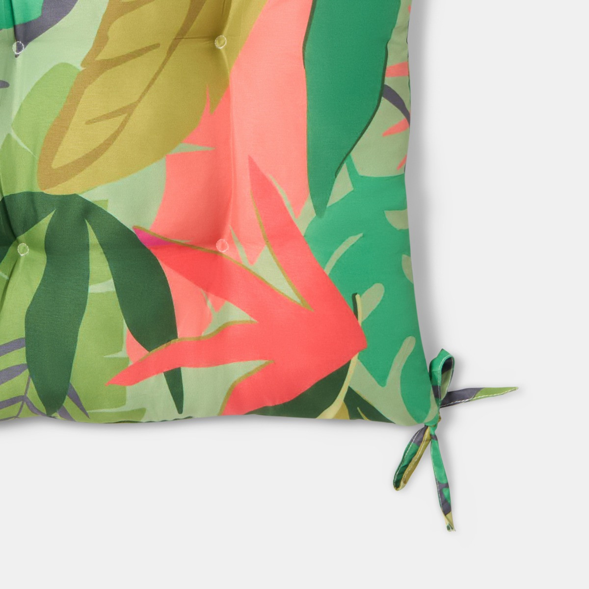 OHS 4 Pack Indoor/Outdoor Palm Print Seat Pads - Green>