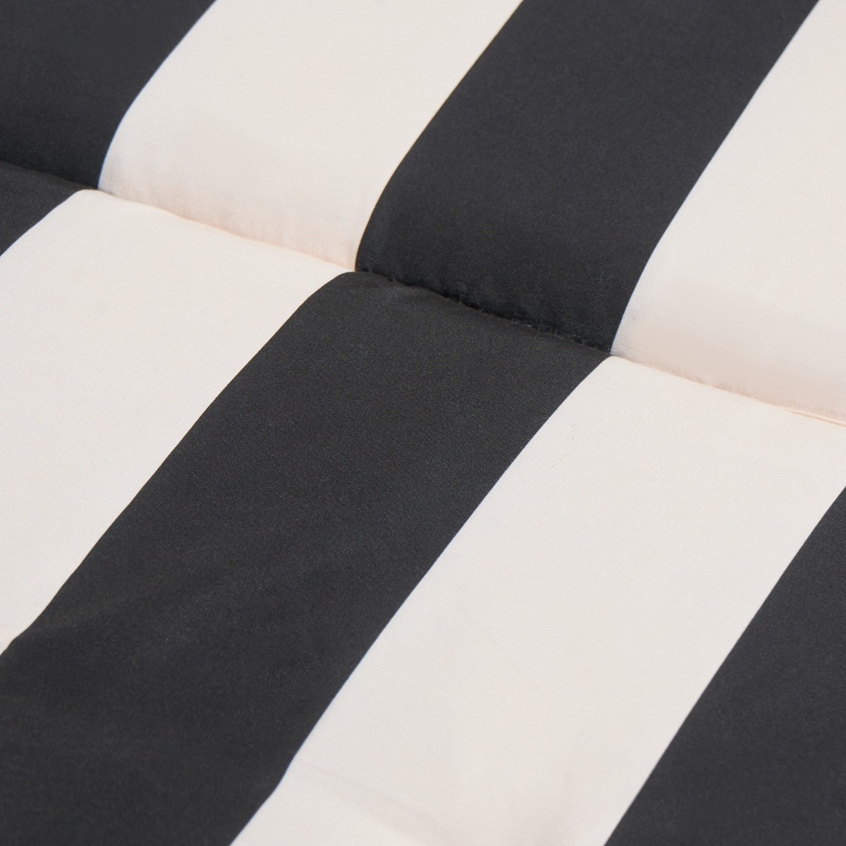OHS Indoor/Outdoor Stripe Print Seat Pad with Back - Monochrome>