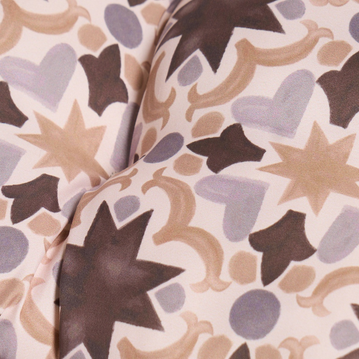 OHS 2-Seater Indoor/Outdoor Tile Print Bench Pad - Natural>