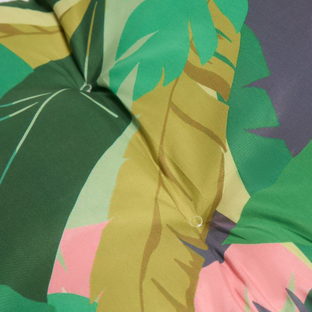 OHS 2-Seater Indoor/Outdoor Palm Print Bench Pad - Green>