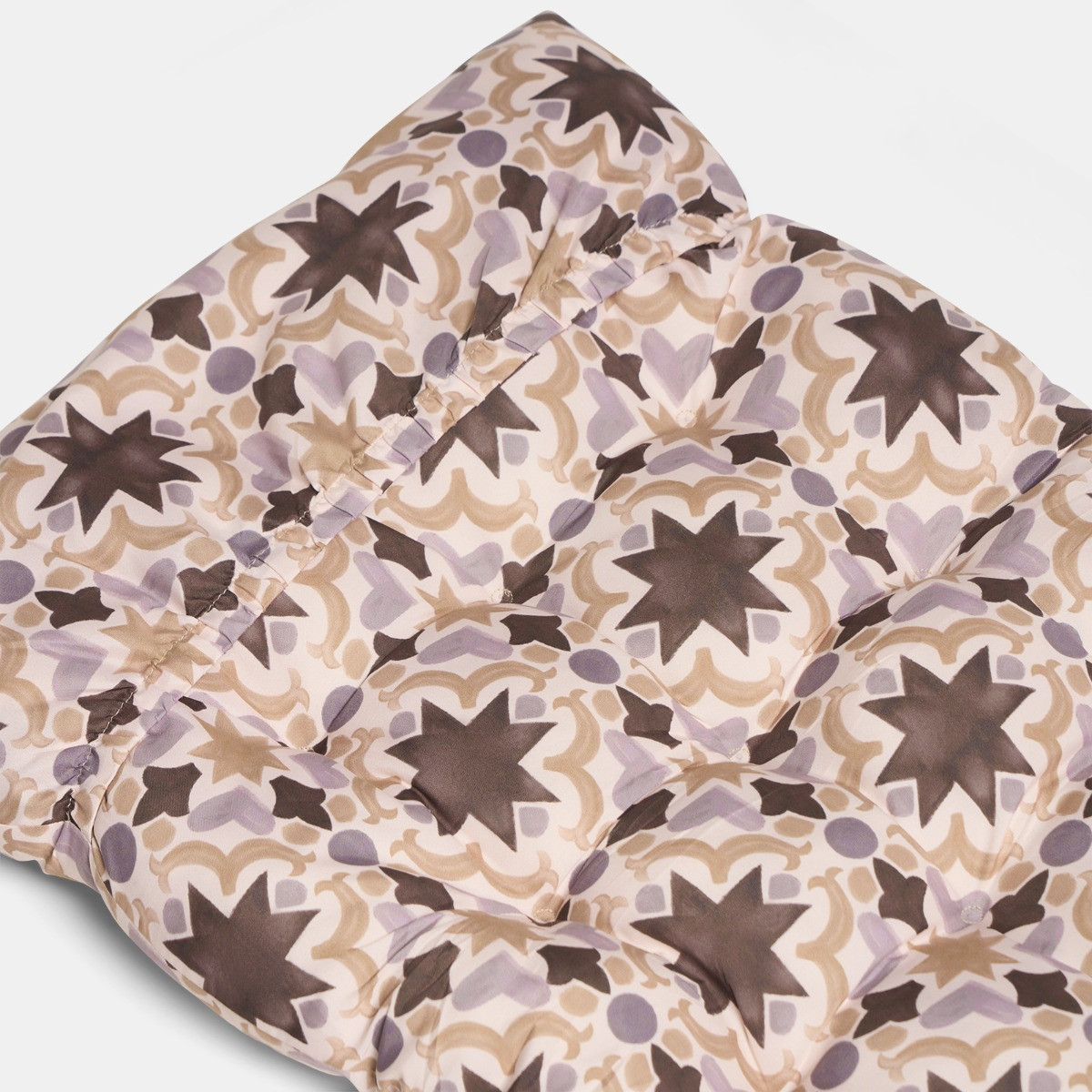 OHS Tile Print Gravity Chair Cushion - Natural>