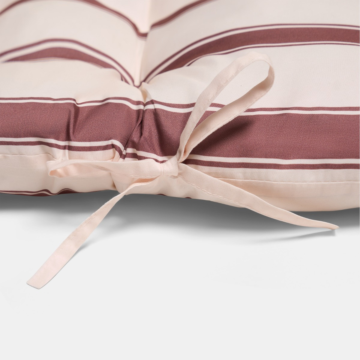 OHS Stripe Print Gravity Chair Cushion - Chocolate/Cream>