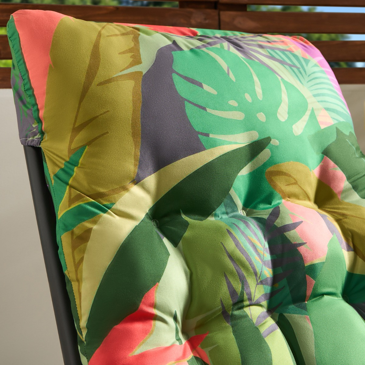 OHS Palm Print Gravity Chair Cushion - Green>