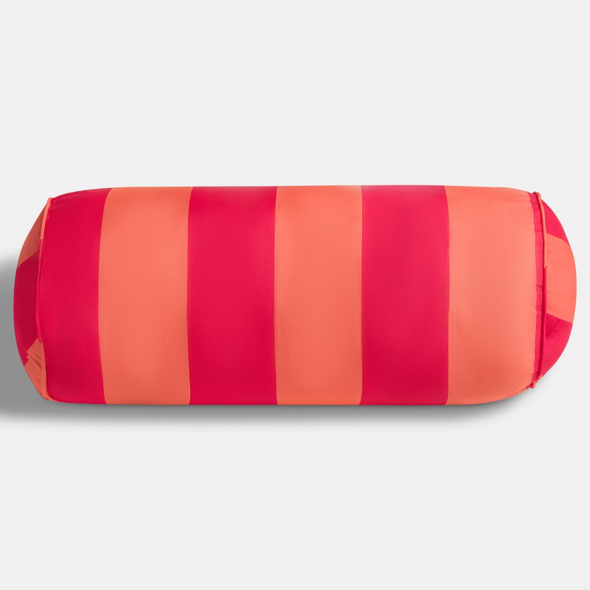 OHS Stripe Print Indoor/Outdoor Bolster Pillow - Orange/Pink>