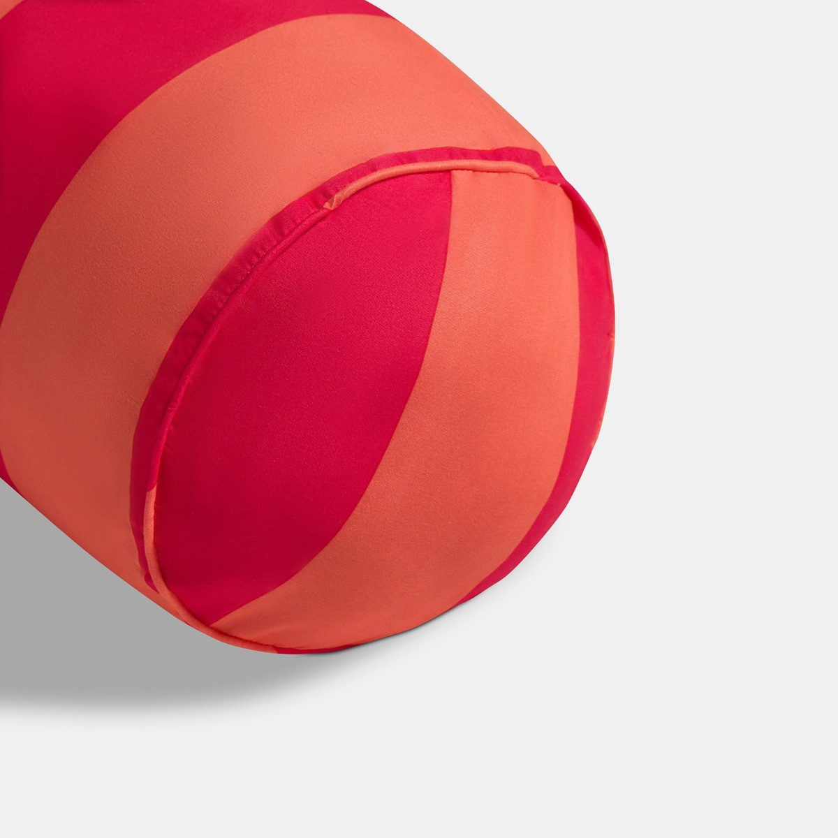 OHS Stripe Print Indoor/Outdoor Bolster Pillow - Orange/Pink>
