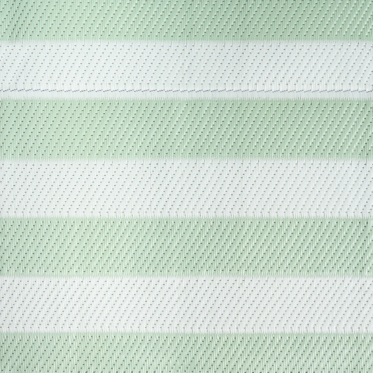OHS Stripe Print Outdoor Rug, Sage/Cream - 170cm>