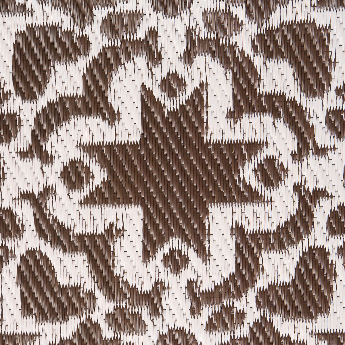 OHS Tile Print Reversible Outdoor Rug - Natural>