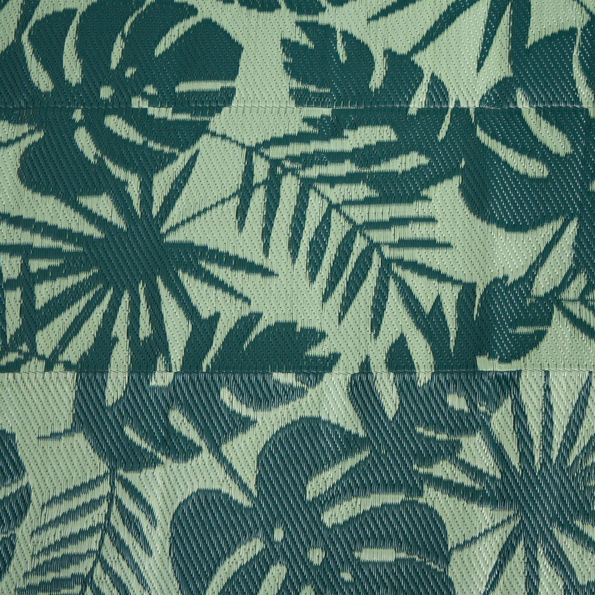 OHS Palm Print Reversible Outdoor Rug - Green>