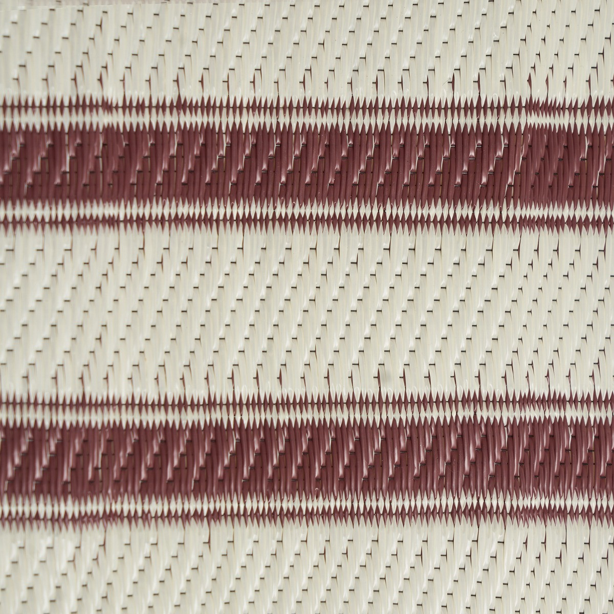 OHS Vintage Stripe Outdoor Rug - Chocolate/Cream>