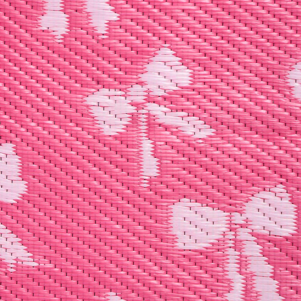 OHS Bow Print Outdoor Rug - Pink>
