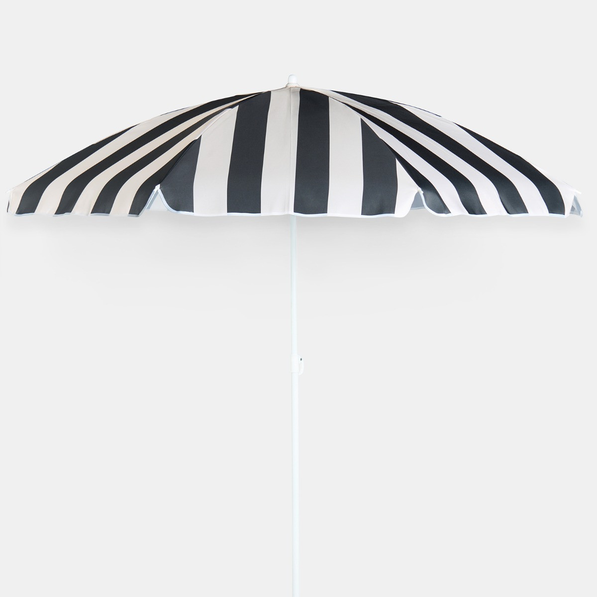 OHS Stripe Print Outdoor Parasol - Monochrome>