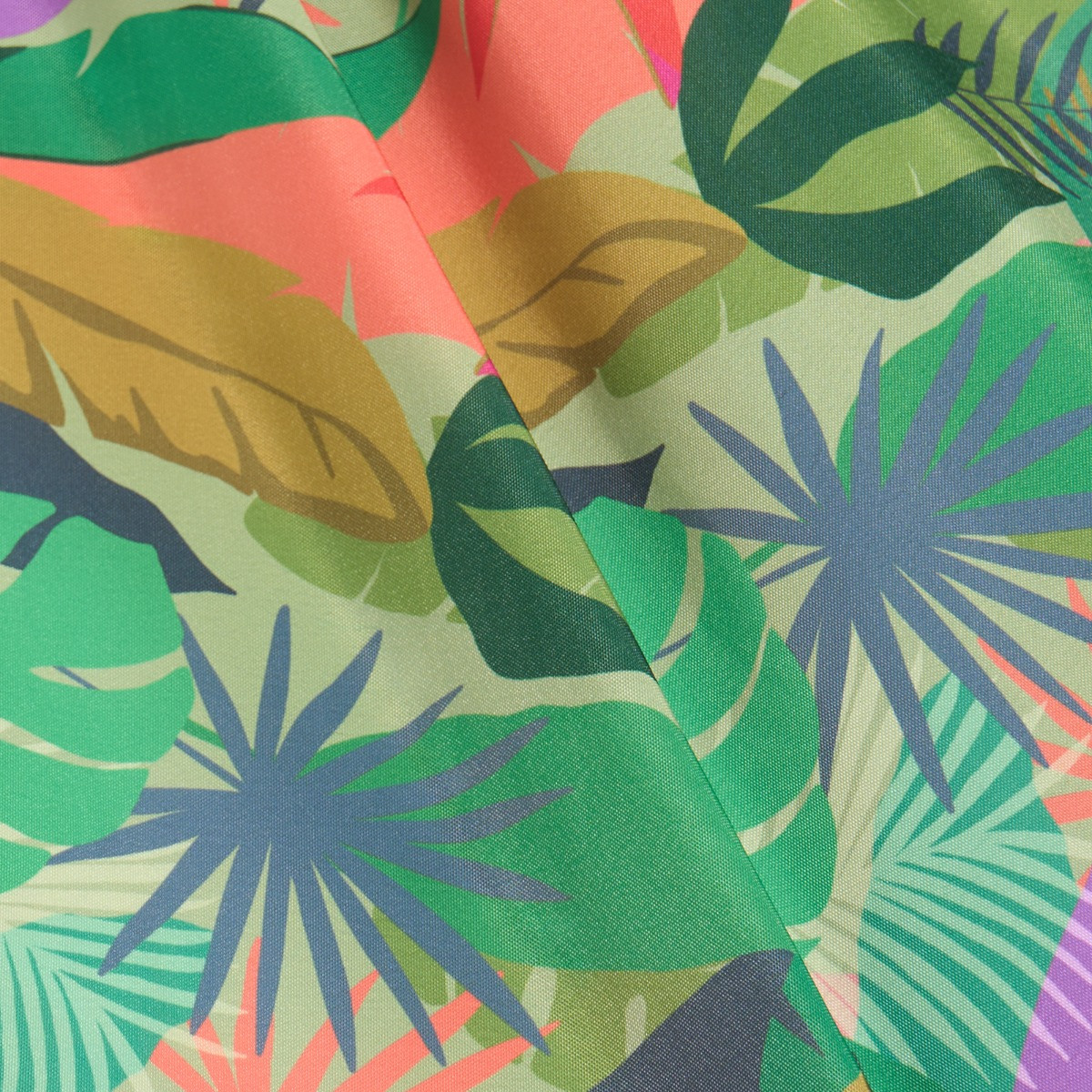 OHS Palm Print Outdoor Parasol - Green>