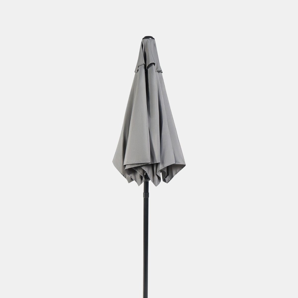 OHS Round Premium Tilting Parasol - Grey>