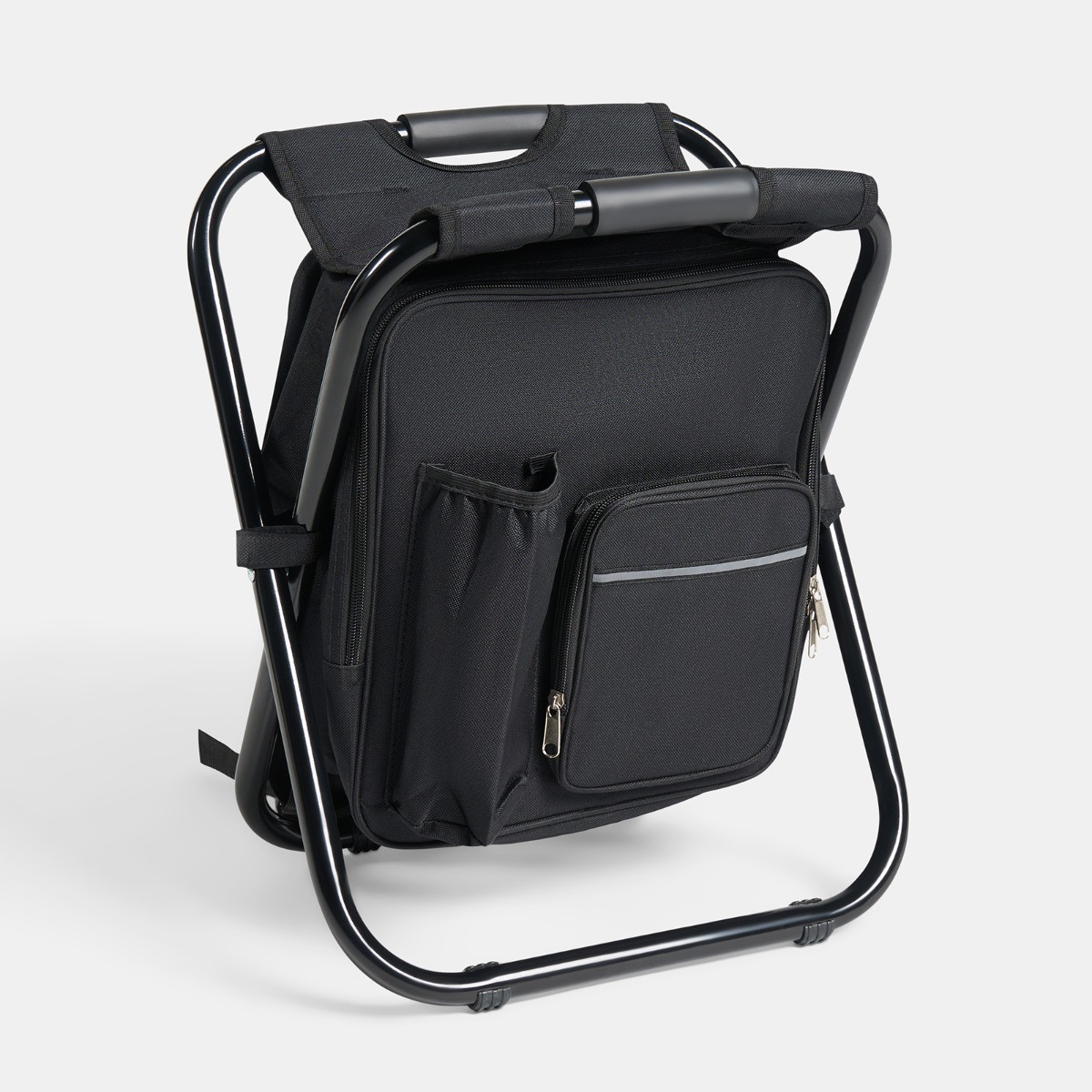 OHS 3 in 1 Camping Cooling Bag Seat - Black>