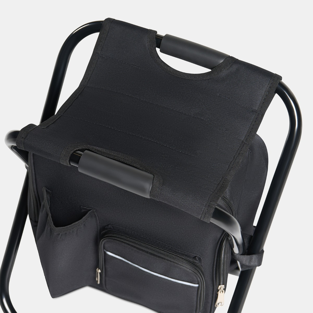 OHS 3 in 1 Camping Cooling Bag Seat - Black>