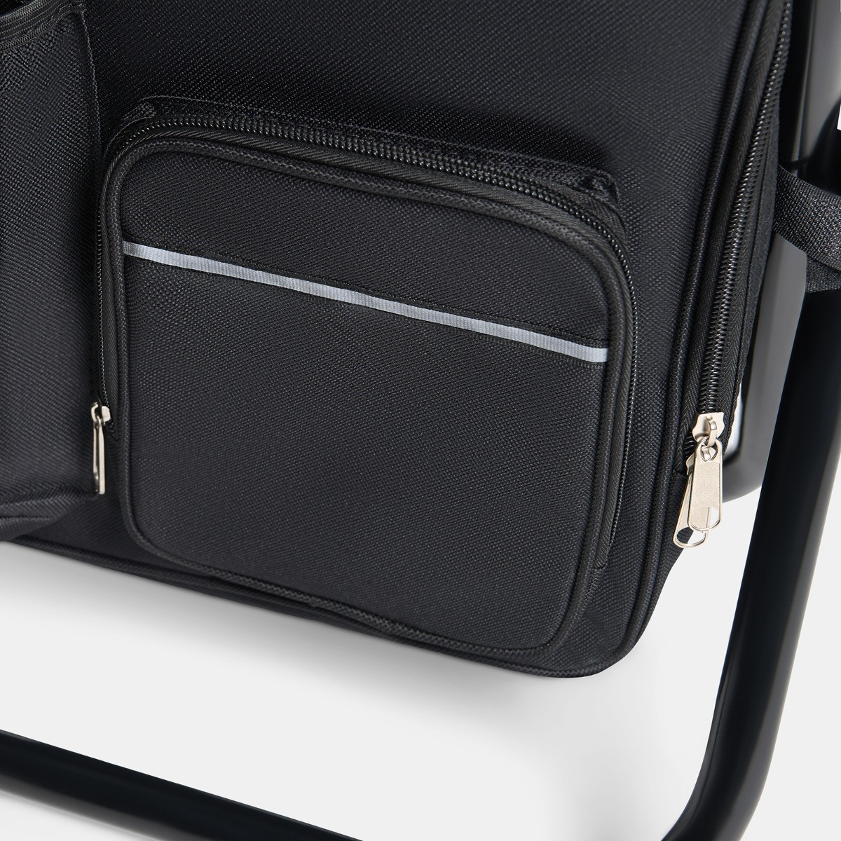 OHS 3 in 1 Camping Cooling Bag Seat - Black>