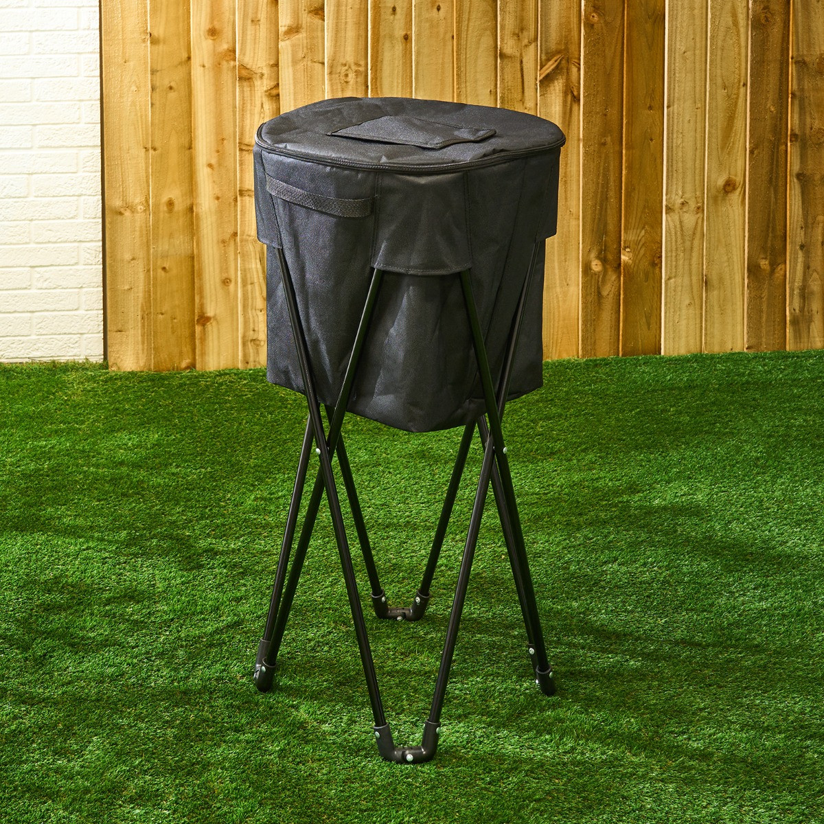 OHS Outdoor Foldable Drinks Cooling Stand - Black>