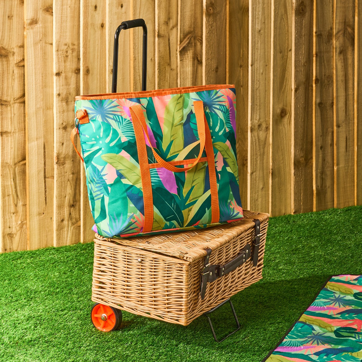 OHS Foldable Trolley - Black>