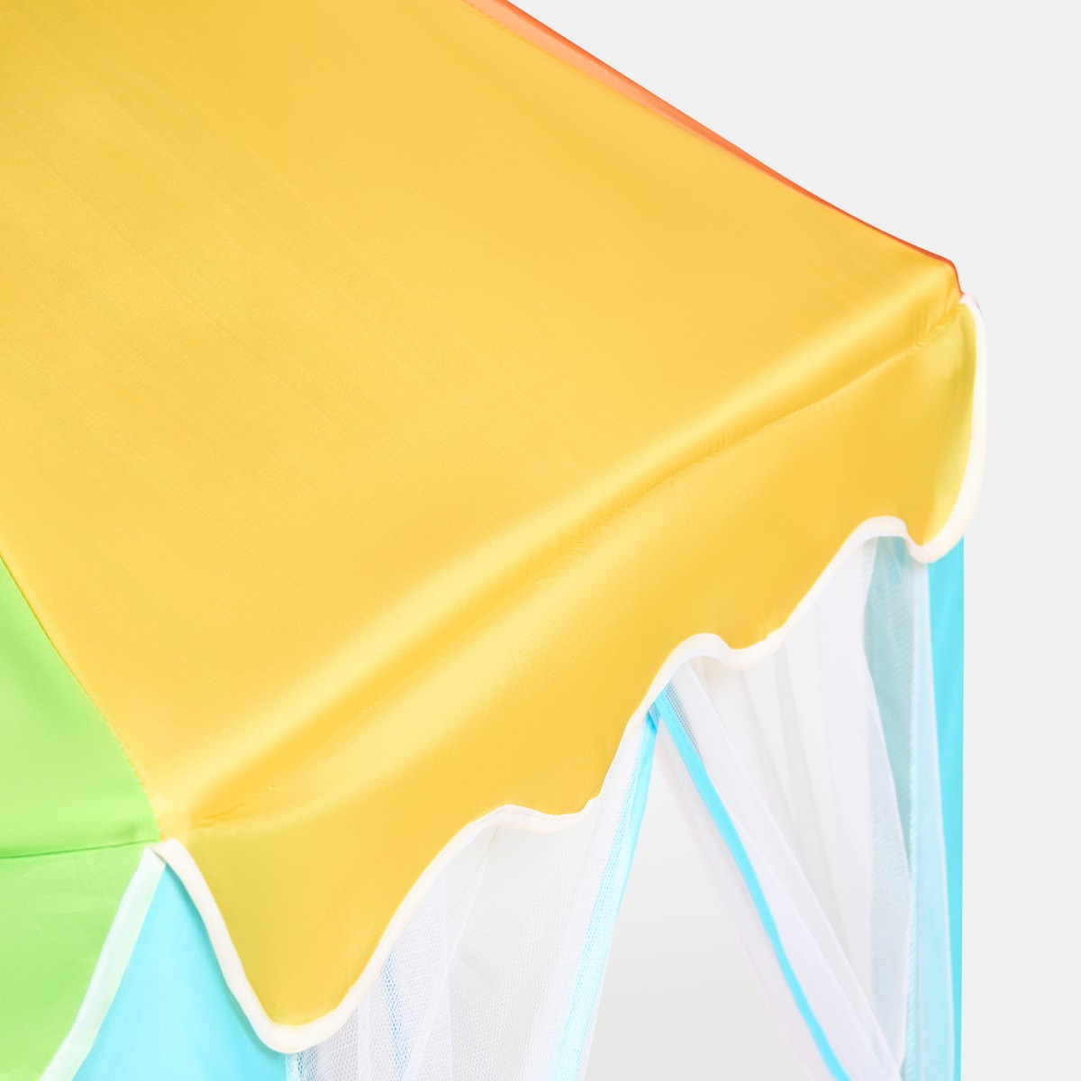 OHS Kids Colour Block Outdoor Play Tent with Curtains - Multi>
